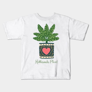 Rattlesnake Plant Kids T-Shirt